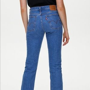 Levis wedgies jeans straight leg